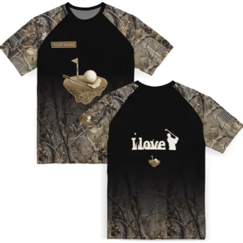 ELM Fashion V1 35 golf logo 3d tshirt personalized tree branches design black fashion forward