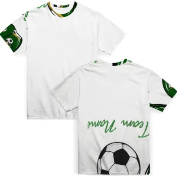 ELM Fashion V1 15 soccer with crown tshirt customized peace love fashion forward