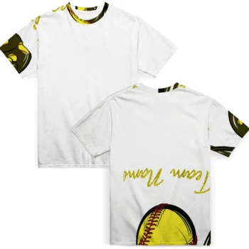ELM Fashion V1 13 softball logo tshirt personalized peace love fashion forward